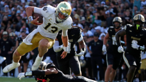 What's the score of the purdue notre dame game​